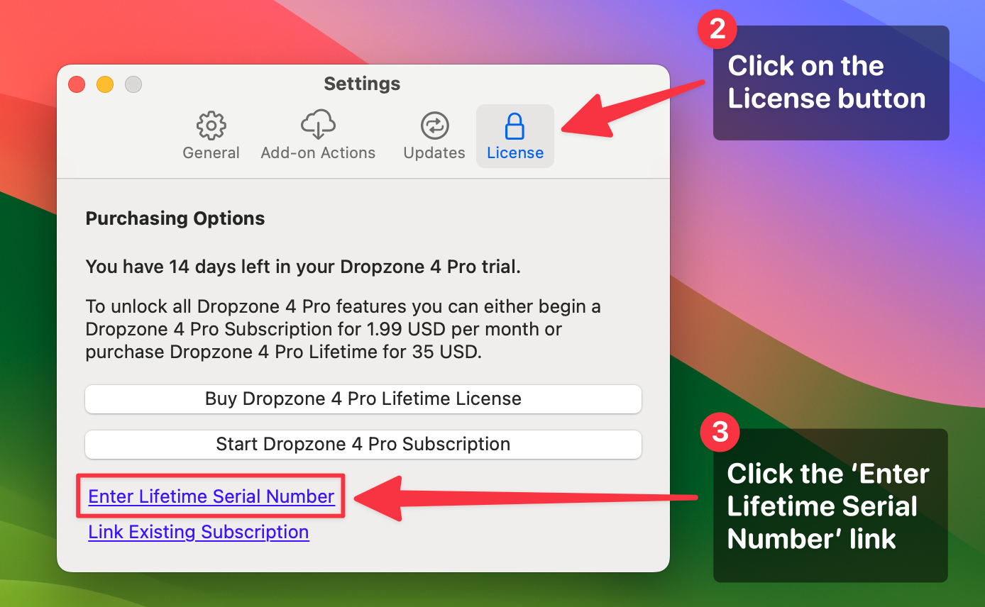 Registration Step 2